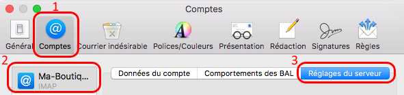 Créer un compte e-mail sous Mac OS X